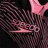 Maillot de bain de Natation Speedo Logo Medley Medalist Fille Noir/Rose