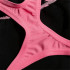 Maillot de bain de Natation Speedo Logo Medley Medalist Fille Noir/Rose