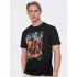 T-shirt Only & Sons Onskolton Reg Beach Noir Homme