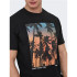 T-shirt Only & Sons Onskolton Reg Beach Noir Homme