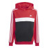 Sweat adidas 3Bandas Tib Fleece Hoodie Enfant Rouge