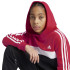 Sweat adidas 3Bandas Tib Fleece Hoodie Enfant Rouge