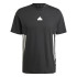 T-shirt adidas Future Icons 3Bandas Regular Homme Noir