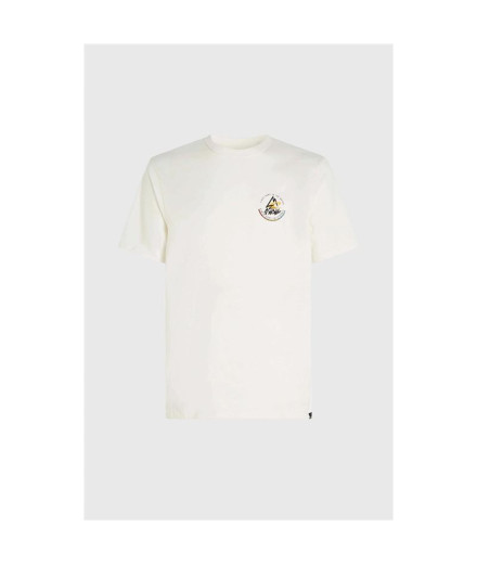 T-shirt O'neill Trvlr Back Print Blanc Homme