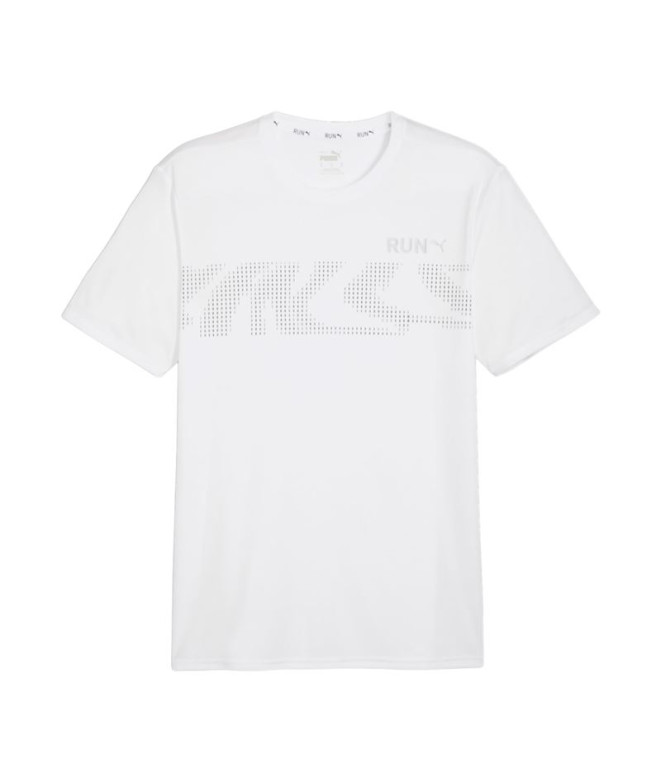 T-shirt Running by Puma RUN FAVORITE GRAP Blanc...
