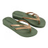 Tongs Ipanema Bossa Soft V Femme Vert/Or