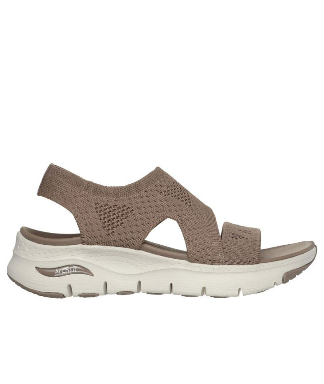 Sandales Skechers Arch Fit Femme Moka Knit