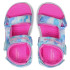 Sandales Skechers Rainbow Racer Fille Rose Bleu