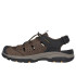 Sandlalias Skechers Tresmen - Menard Homme Brown Brown Black Synthetic / Mesh