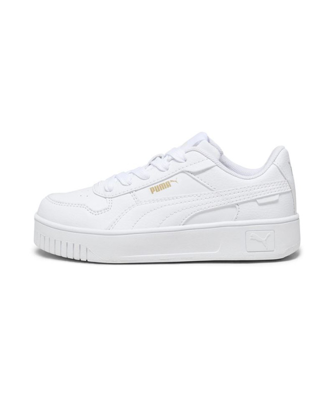Chaussures de Puma Carina Street Enfant Blanc