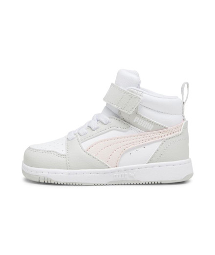 Chaussures Puma Rebound V6 Mid Enfant Blanc