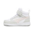 Chaussures Puma Rebound V6 Mid Enfant Blanc