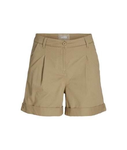 Pantalons Jack & Jones Jxmaddy Rlx Ctn Hw Beige
