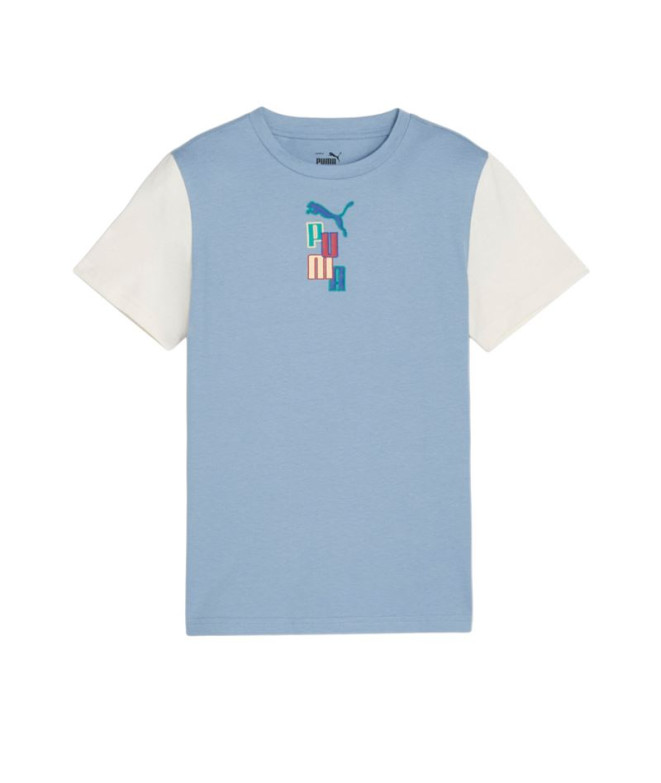 T-shirt Puma READY ET BETTER Blue Enfant