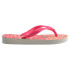 Tongs Havaianas Kids Flores Flux Enfant Blanc/Rose