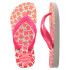 Tongs Havaianas Kids Flores Flux Enfant Blanc/Rose