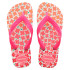 Tongs Havaianas Kids Flores Flux Enfant Blanc/Rose