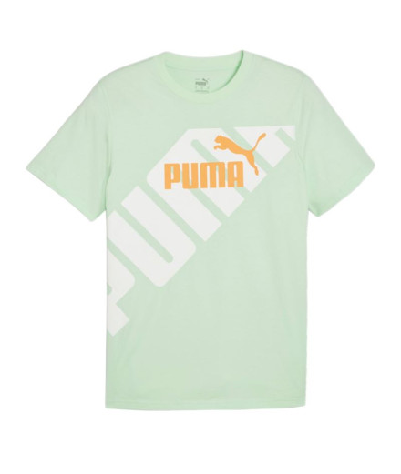 T-shirt Puma POWER Graphic Vert Homme