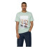 T-shirt Surf Only & Sons Onskolton Reg Beach Noir Homme