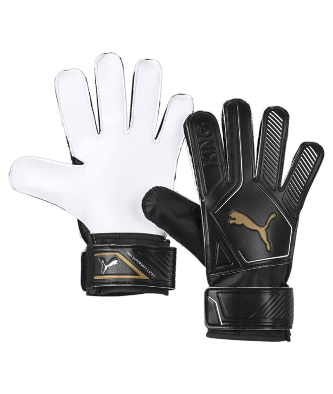 Gants de portero Puma King 4 Noir/Blanc Enfant