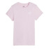 T-shirt Puma Essentials + Broderie Lilas Femme