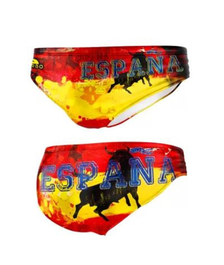 Maillot de bain Turbo Homme Waterpolo Espagne Bull Tag...