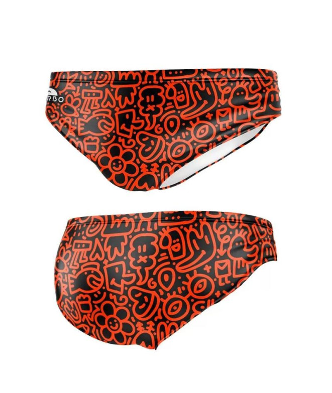Maillot de bain Turbo Waterpolo Keith 2022 Orange