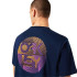 T-shirt Oakley Fingerprint B1B bleu marine Homme
