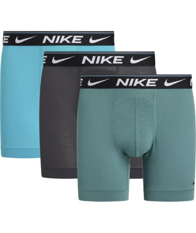 Slip Nike Homme Caleçon Boxer 3Pk Anthracite