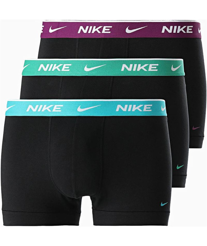 Slip Nike Homme Coffre 3Pk Noir/Vert