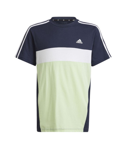 T-shirt adidas 3 Bnadas Enfant Bleu
