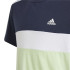 T-shirt adidas 3 Bnadas Enfant Bleu