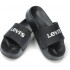 Tongs Levis June S Bold Padded Femme Noir