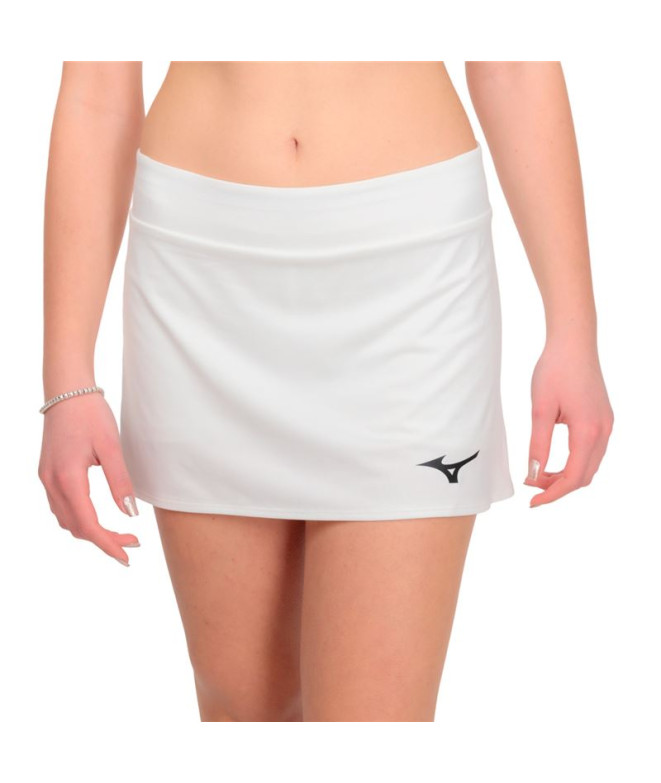 Jupe de Tennis Mizuno Flex Blanc Femme