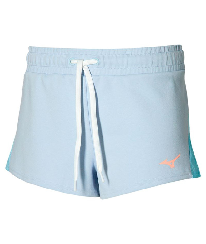Pantalons de Fitness Mizuno Athlétisme Femme Bleu
