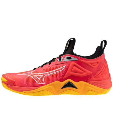 Chaussures De Volley-ball Mizuno Wave Momentum 3 Rouge