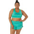 Brassiere de sport de Running ASICS Core ASICS Logo Femme Green/Teal