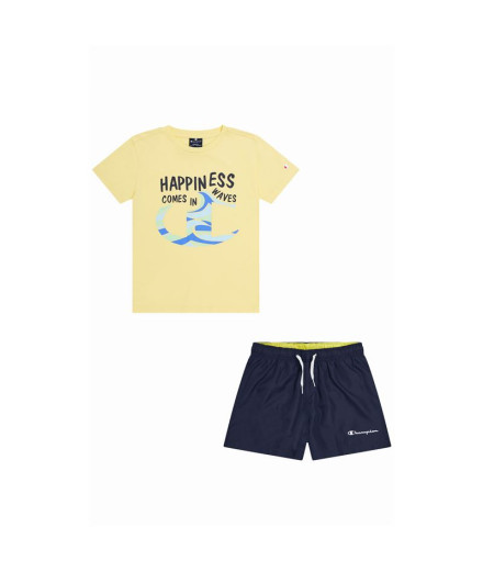 Survêtement Champion Set Enfant Jaune Bleu marine