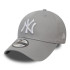 Casquette New Era New York Yankees Essential Grey 39THIRTY Stretch Fit