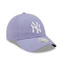 Casquette New Era Femme New York Yankees League Essential Lila 9FORTY