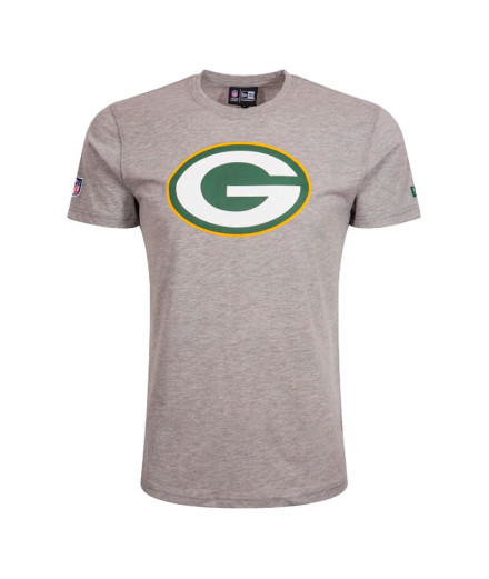 T-shirt New Era Homme NFL Green Bay Packers Regular Gris
