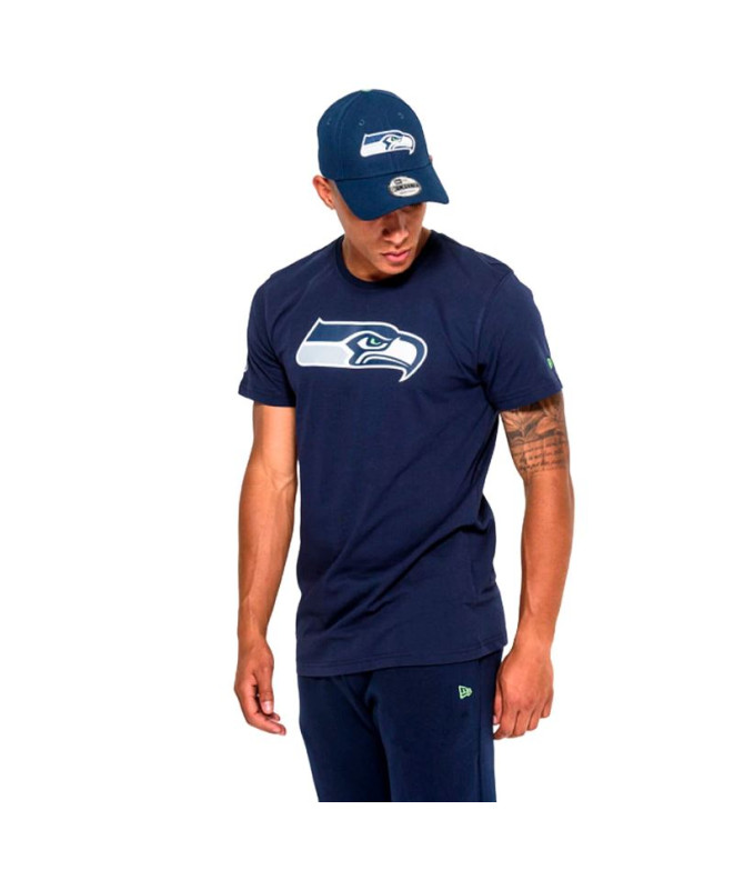T-shirt New Era Homme Seahawks NFL Regular Bleu