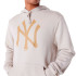 Sweat New Era MLB Regular New York Yankees Light Beige Homme