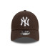 Casquette New Era New York Yankees League Essential Marron foncé 9FORTY