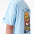 T-shirt New Era Oversized LA Dodgers MLB Burger Graphic Bleu