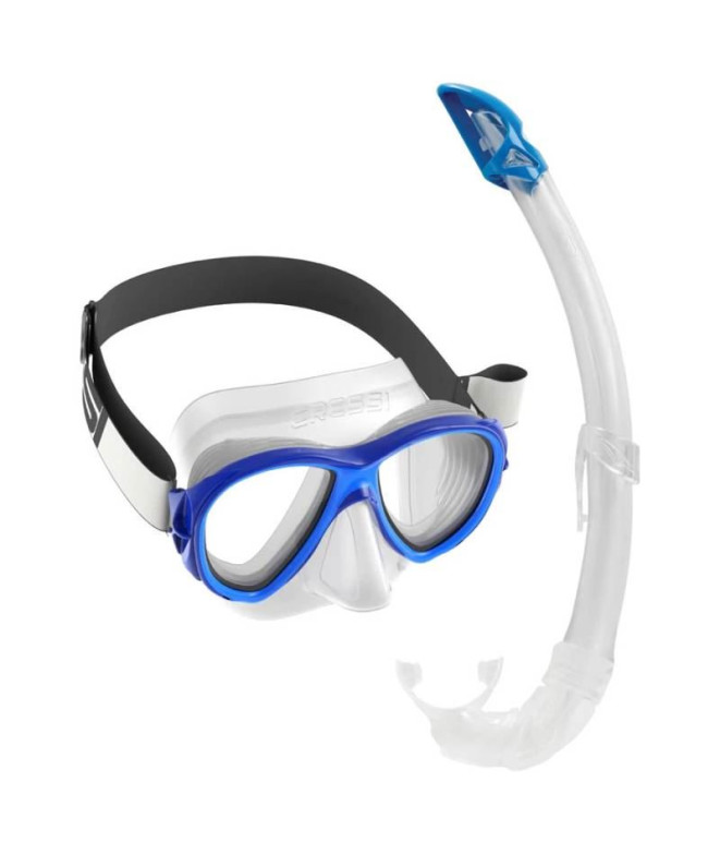 Kit de plongée Cressi Samoa Tx Transparent-Bleu