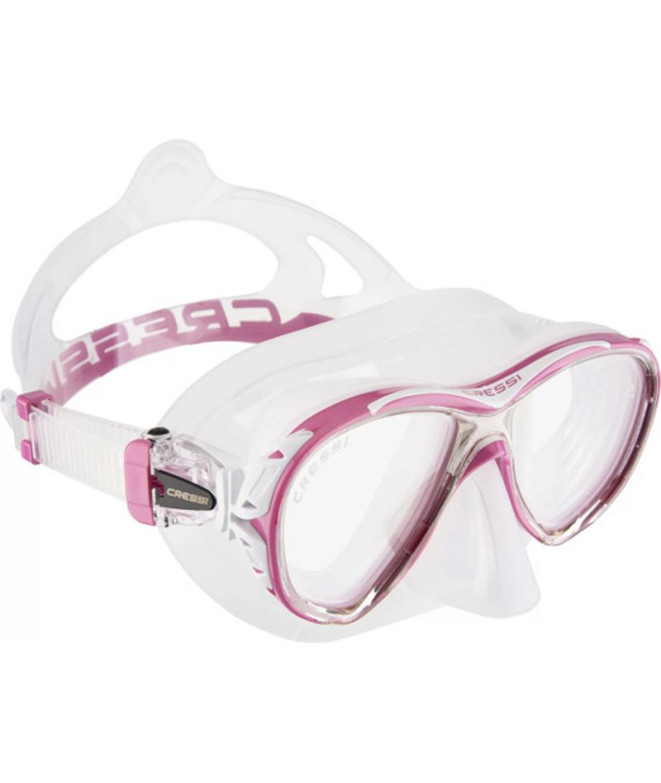 Masque de plongée Cressi Naxos Transparent/Rose