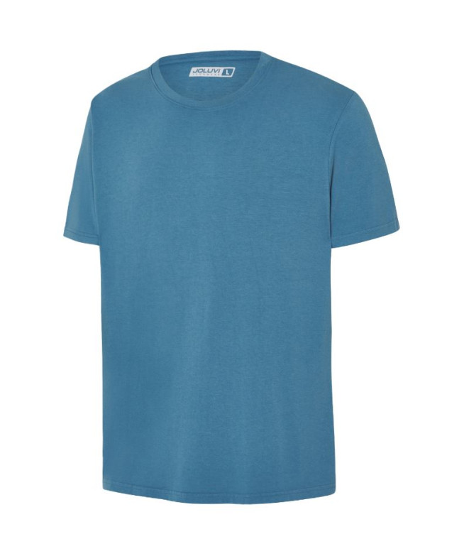 T-shirt Joluvi Homme Bambu Bleu