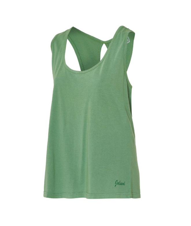 T-shirt Joluvi Femme Débardeur Bambu vert