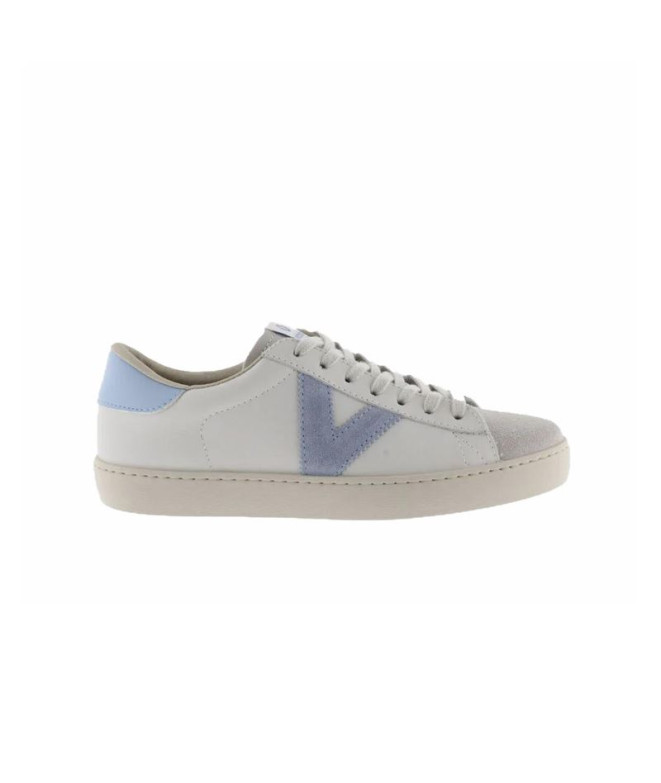 Chaussures Victoria Berlin Cuir et fente bleu...